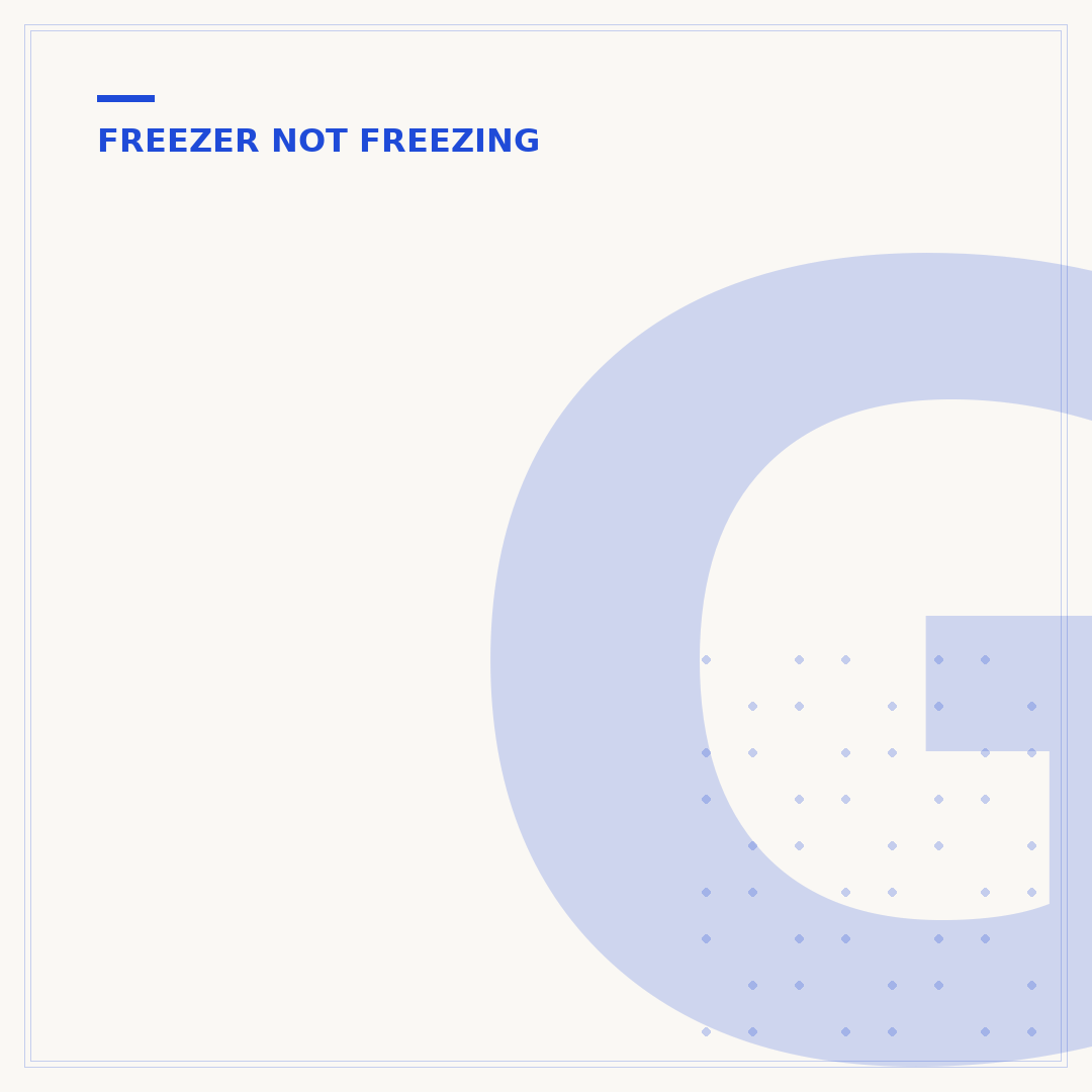 Gladiator Freezer Not Freezing: Troubleshooting & Solutions