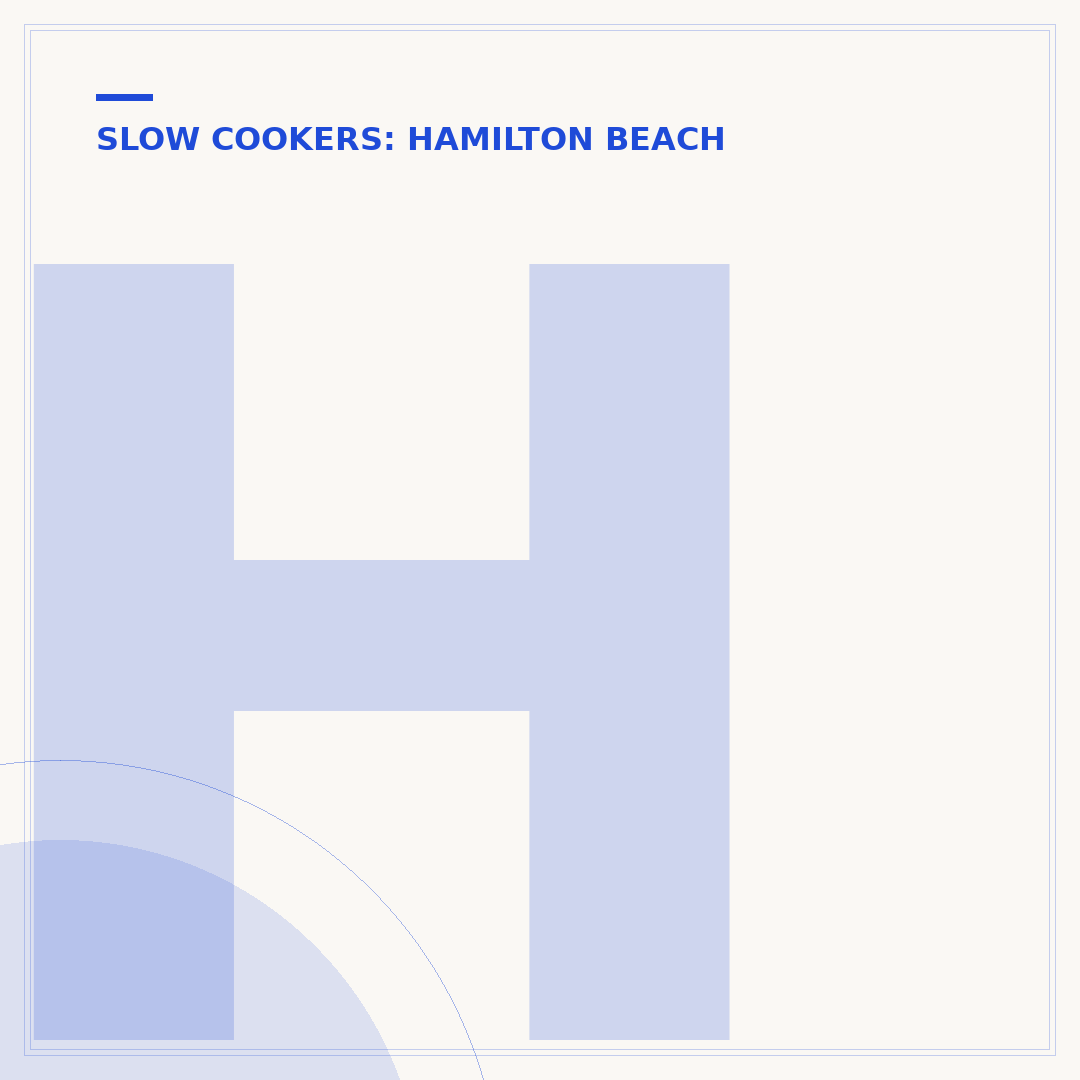 Hamilton Beach 4 Qt Slow Cooker: Features & Benefits