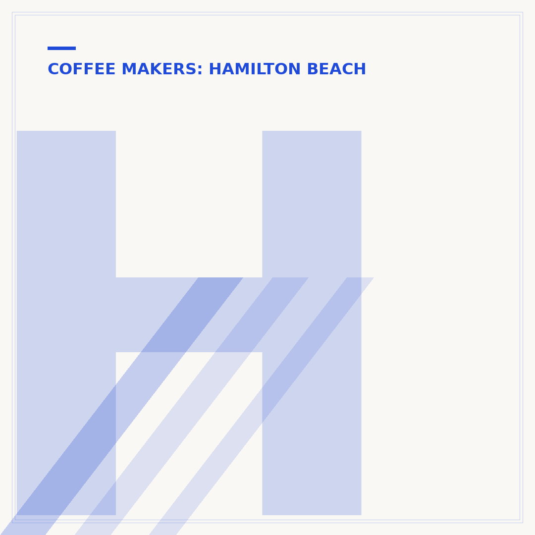 Hamilton Beach The Scoop Single Serve Coffee Maker