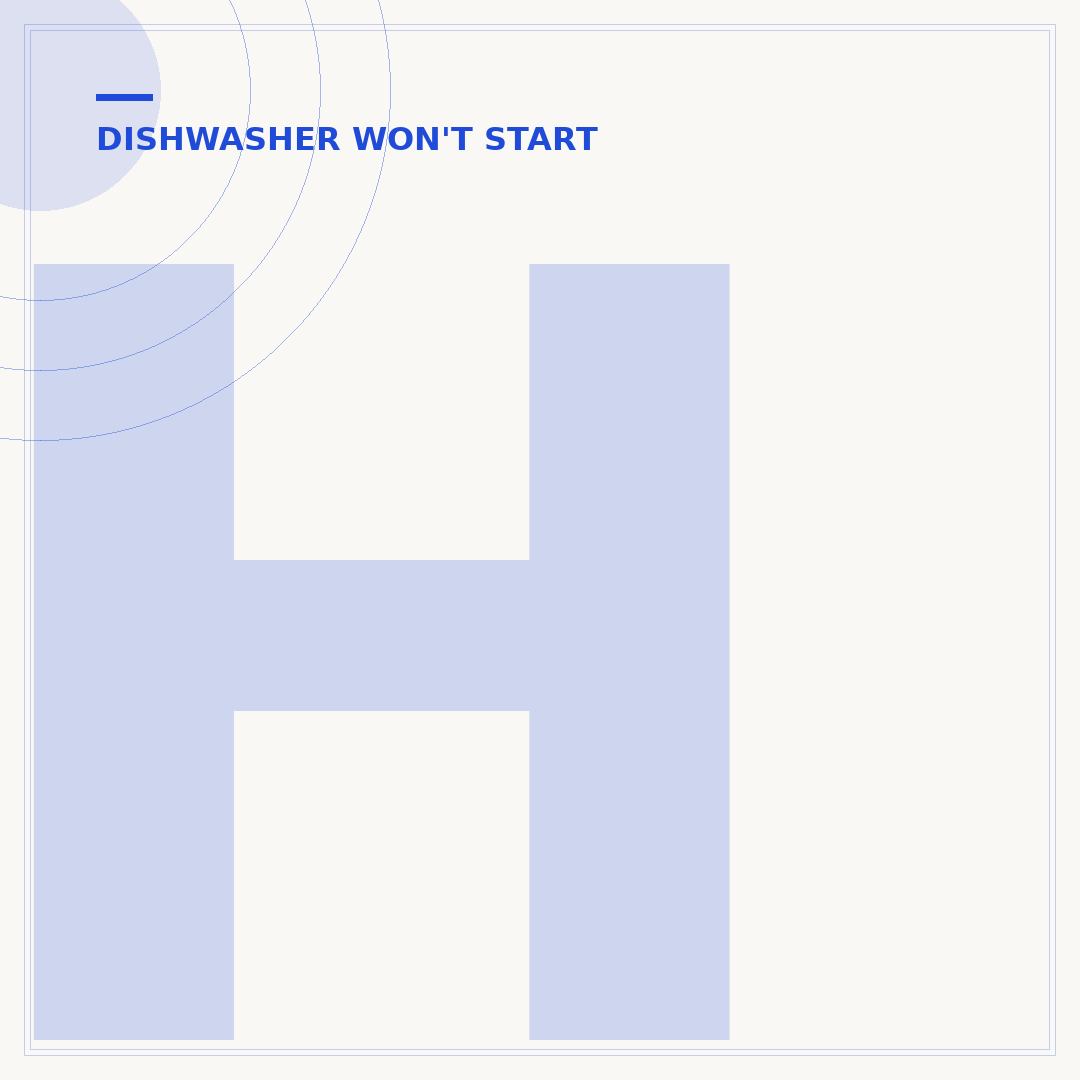 Hotpoint Dishwasher Flashing Lights
