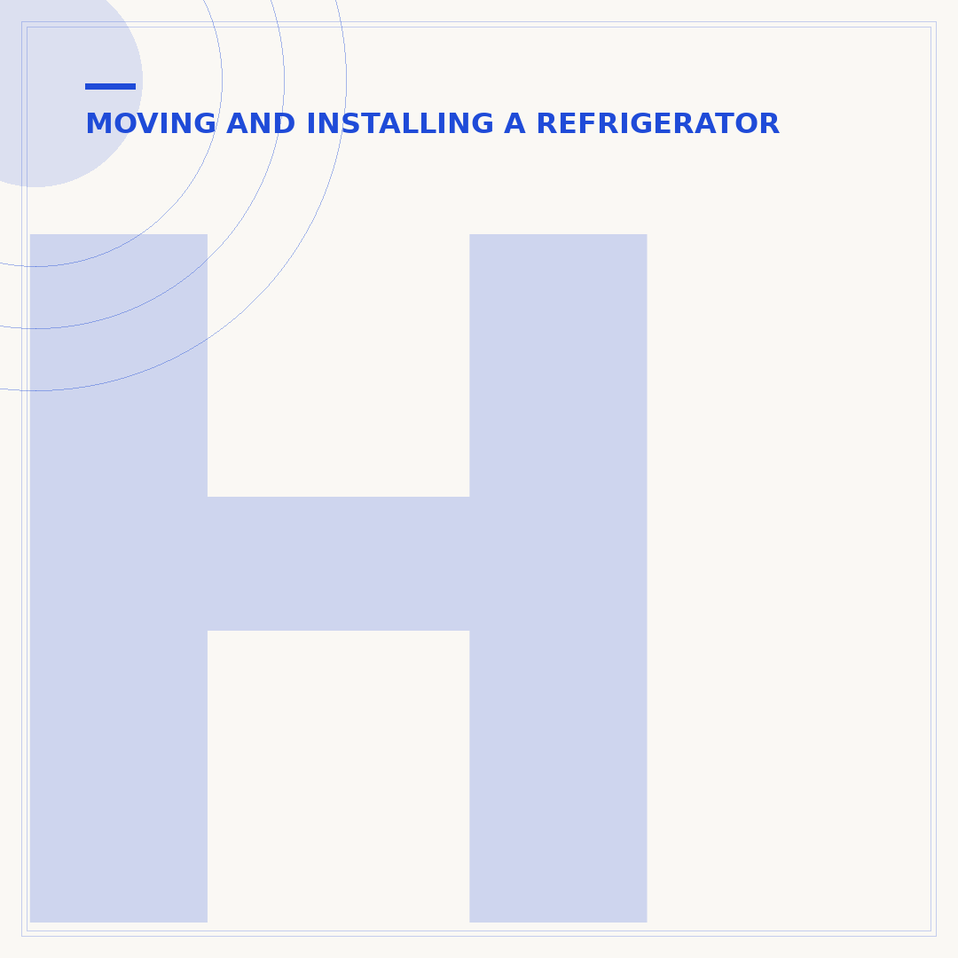 How to Install a Fridge Safely and Correctly