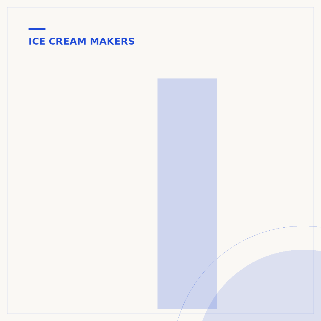 Ice Cream Maker for Sorbet