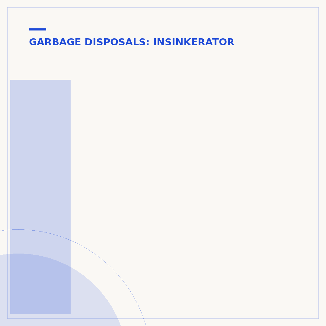 InSinkErator Badger 1 1/3 HP Garbage Disposal