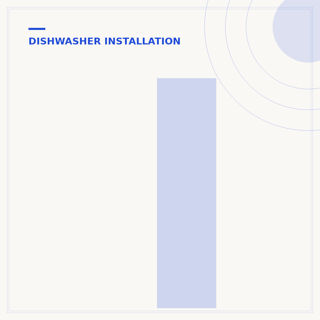Installing a Bosch 800 Series Dishwasher