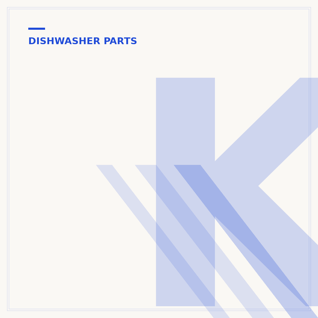 Kenmore Dishwasher Replacement Parts