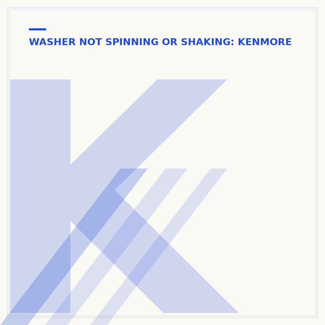 Kenmore Elite Washer Not Spinning: Fixes & Troubleshooting