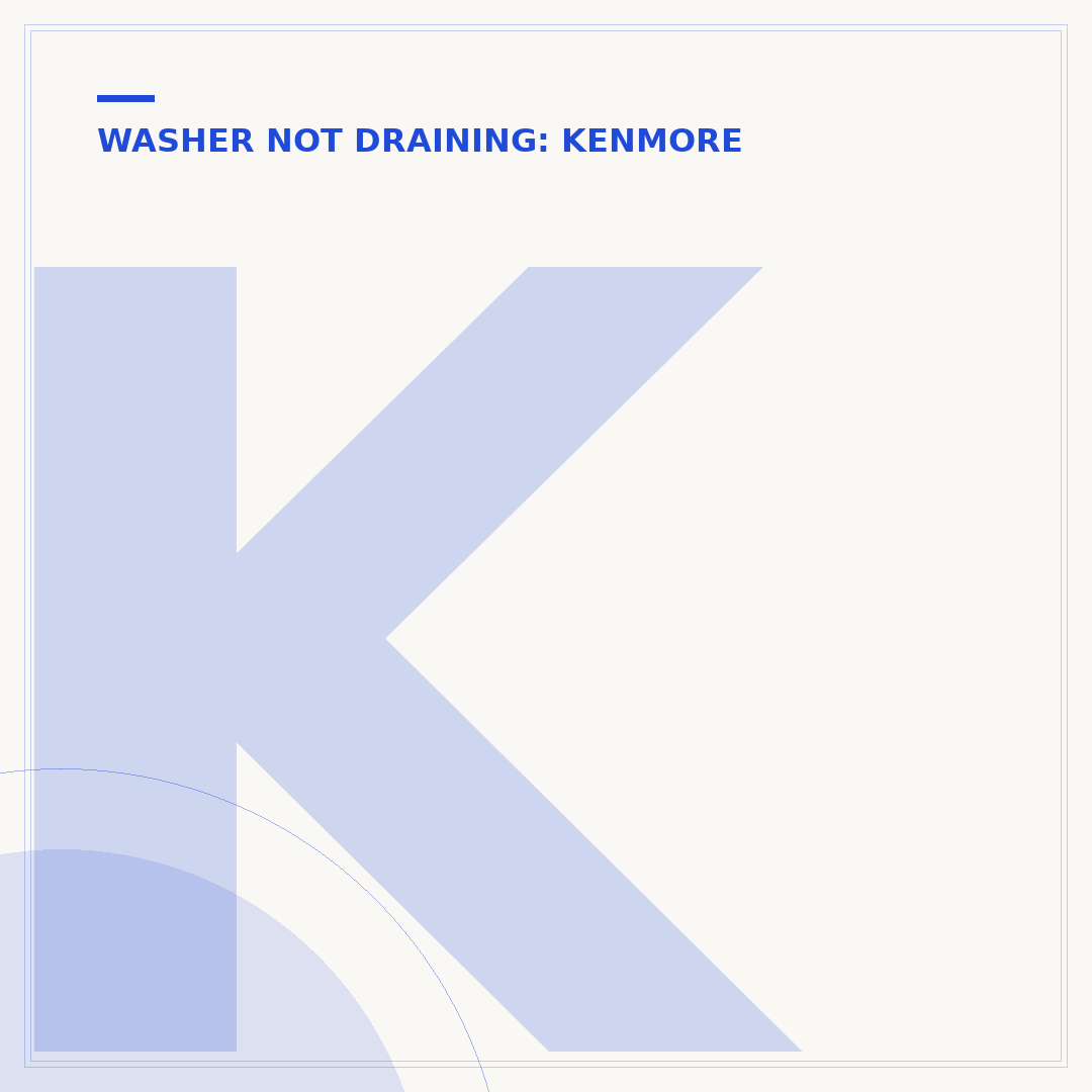 Kenmore Washer Drain Hose