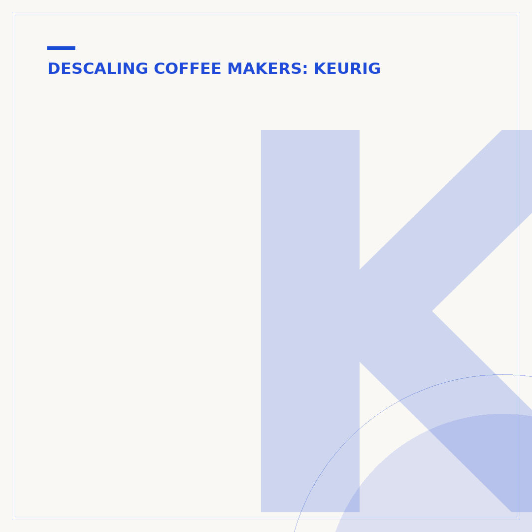 Keurig Flashing Descale Light: Fix and Reset