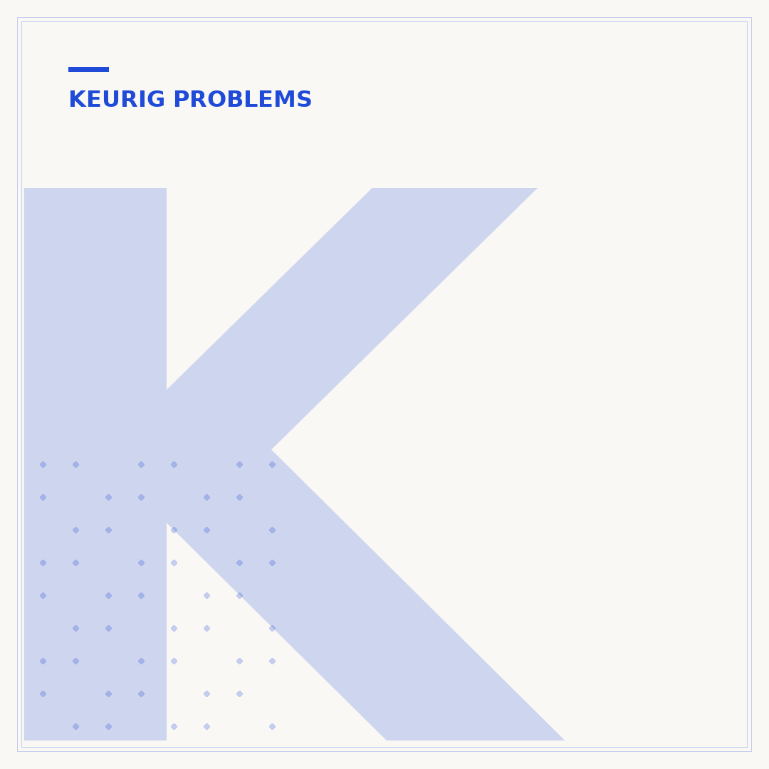 Keurig Machine Not Brewing