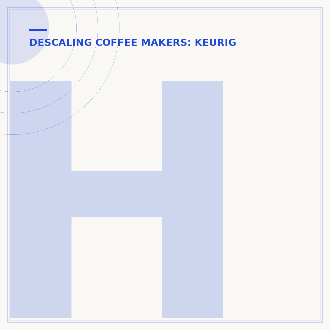How to Reset a Keurig Descale Light
