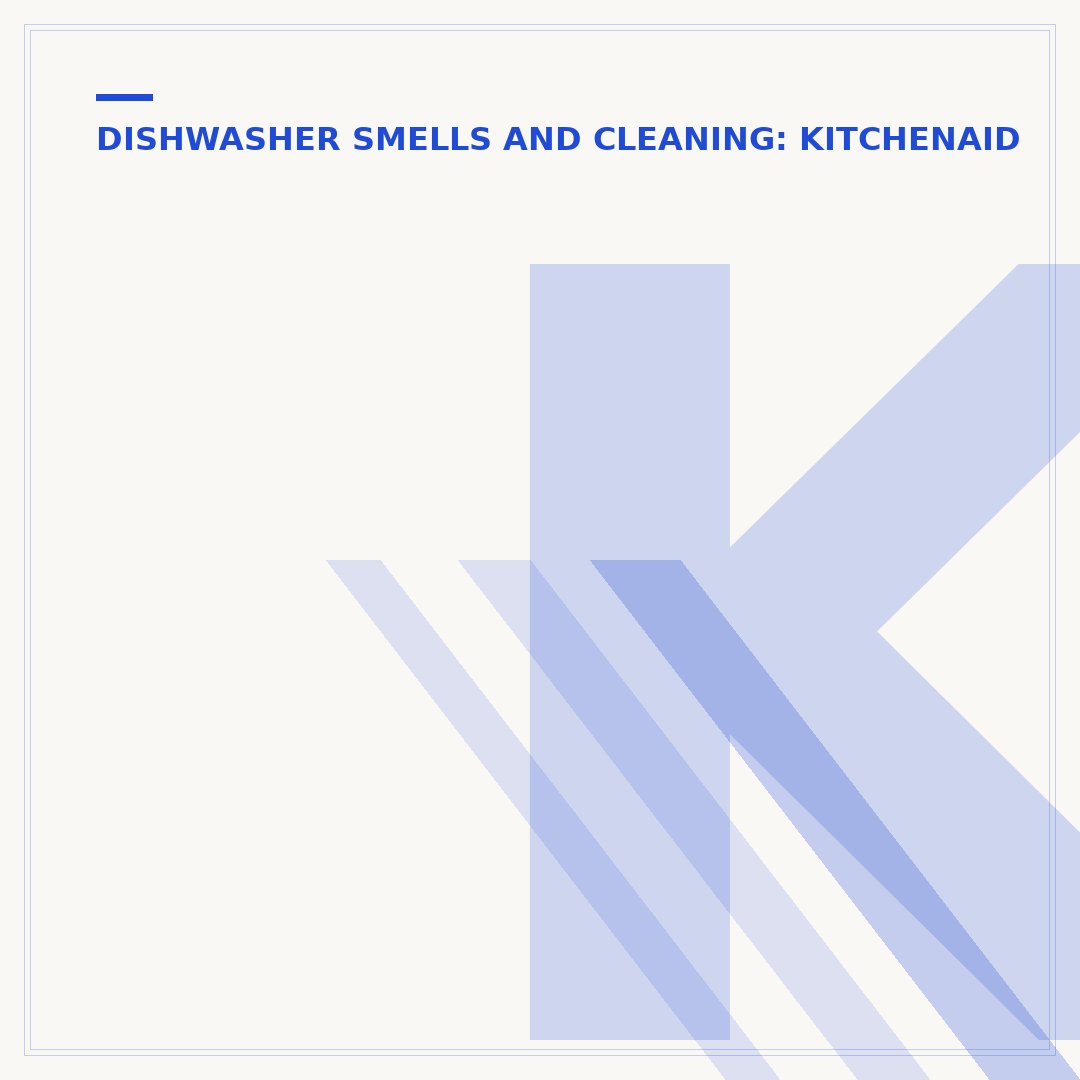 KitchenAid Dishwasher Filter Replacement