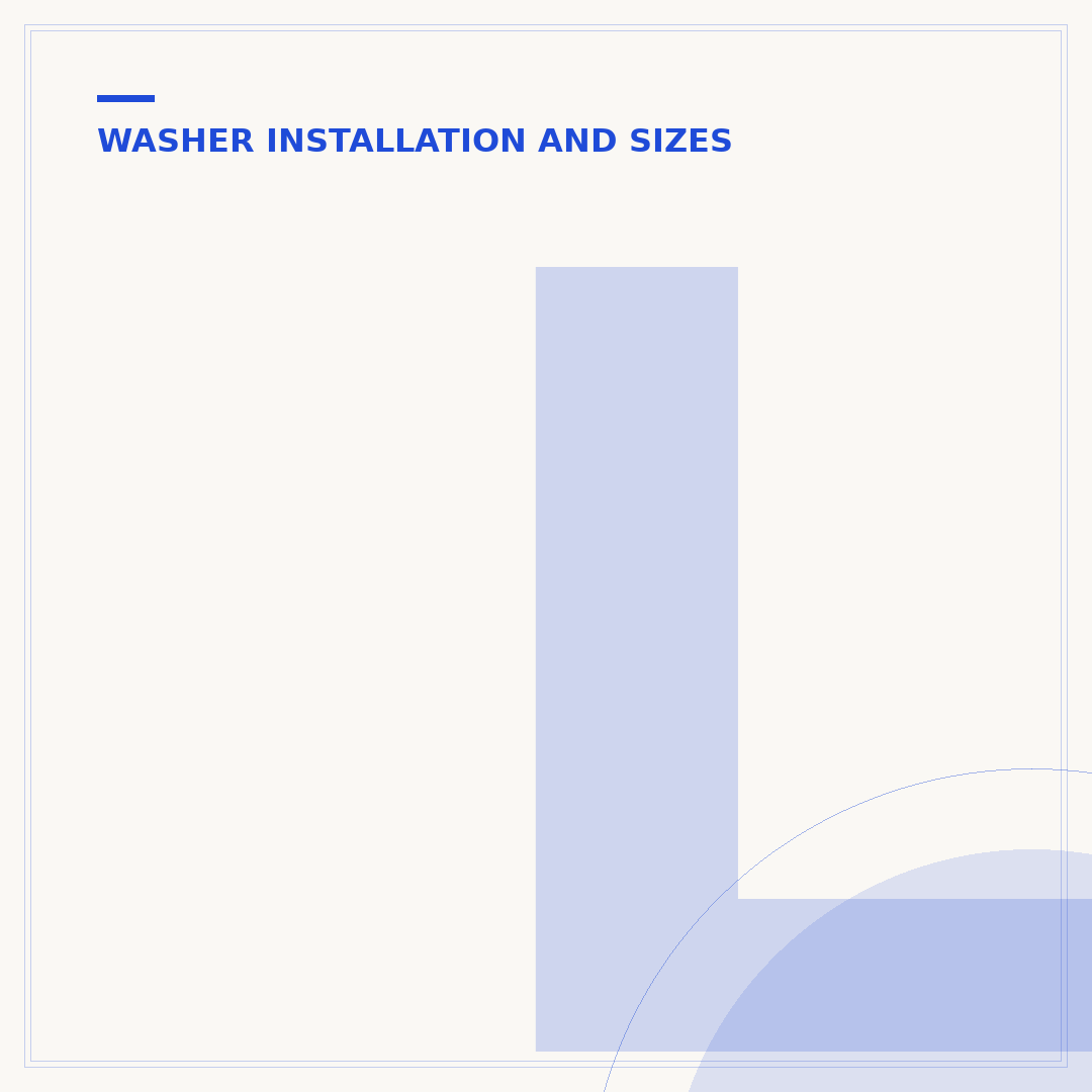 Largest Washer Size