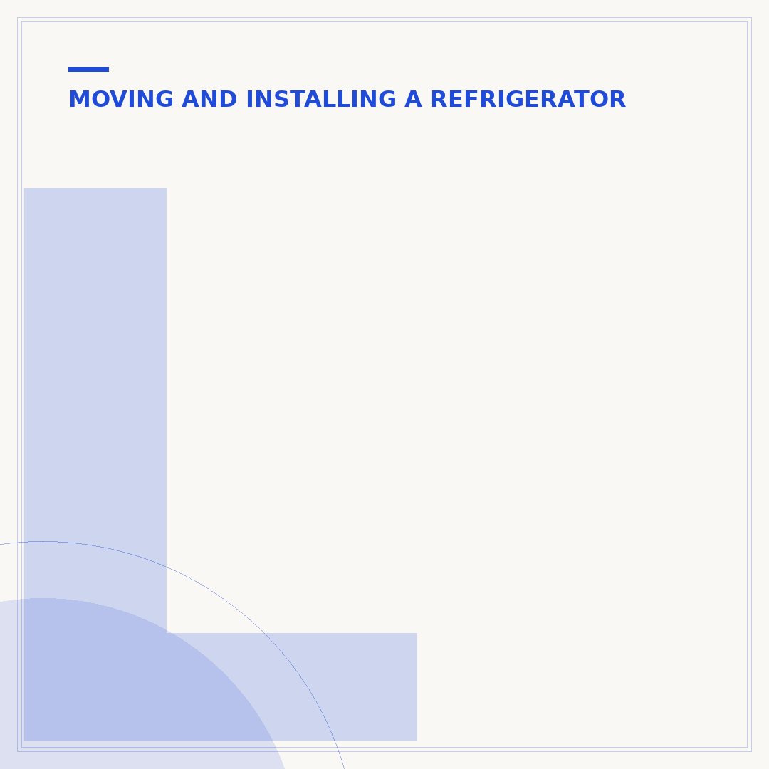 Leveling a Refrigerator: Why and How to Do It