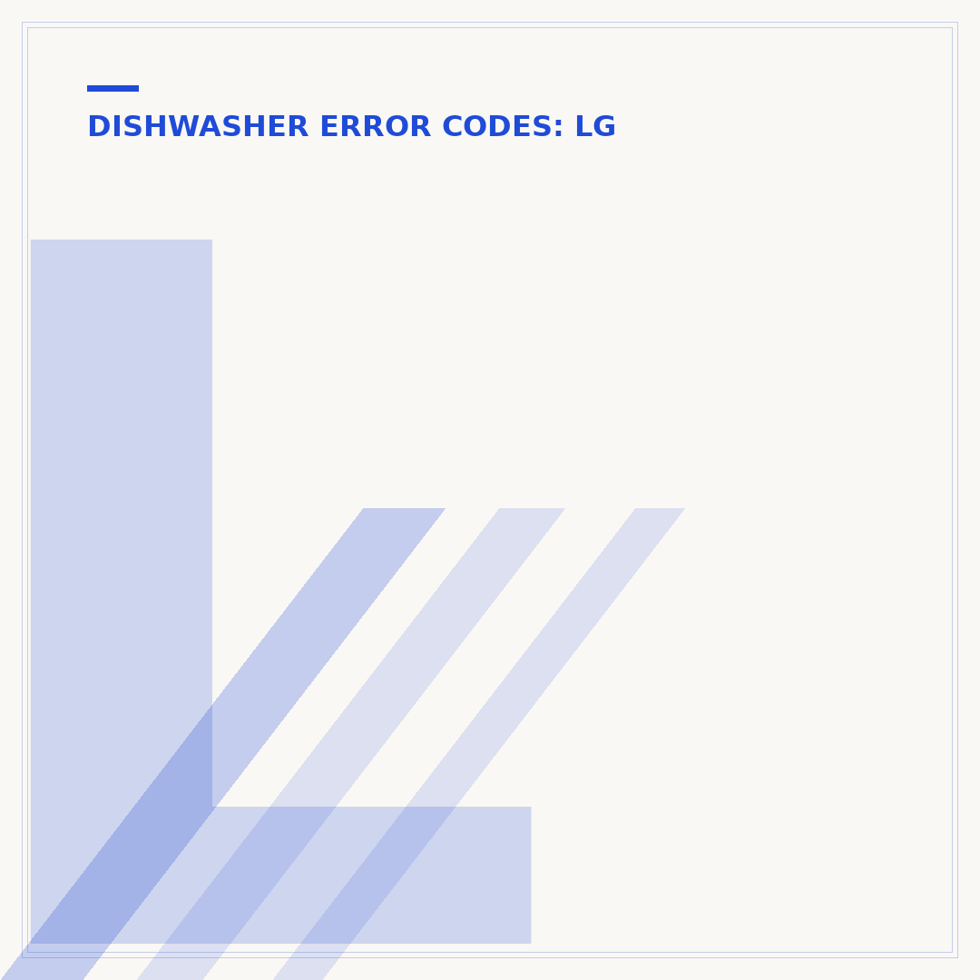 LG Dishwasher CL Code: How to Turn Off Child Lock