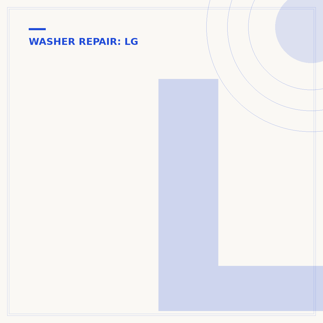 LG Inverter Direct Drive Washing Machine Manual