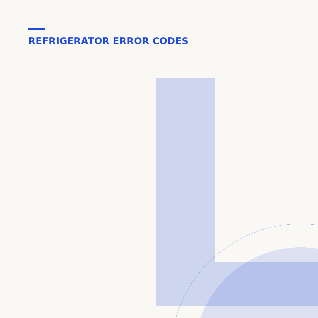 LG Refrigerator CF E Code