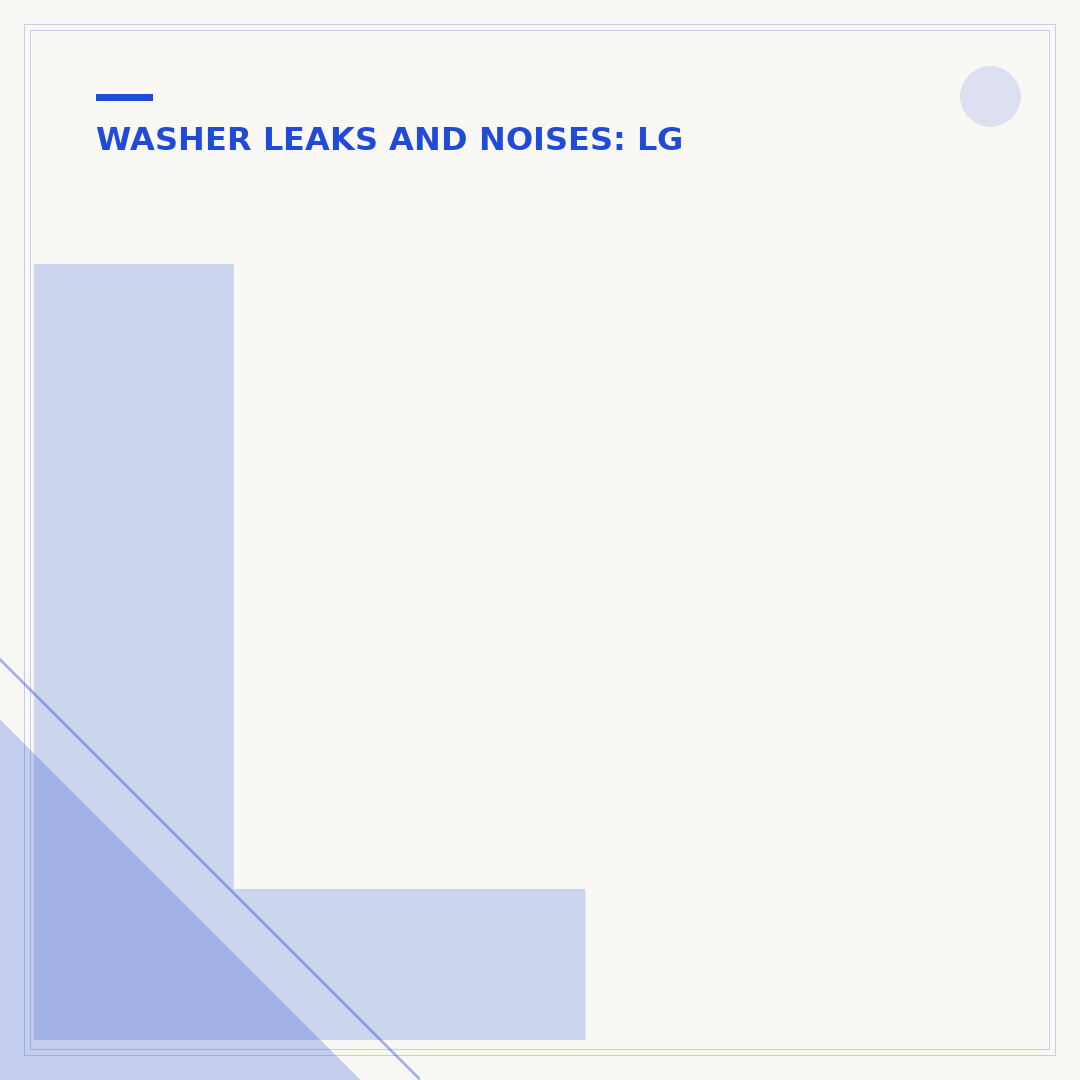 LG Washer Grinding Noise: Causes & Fixes