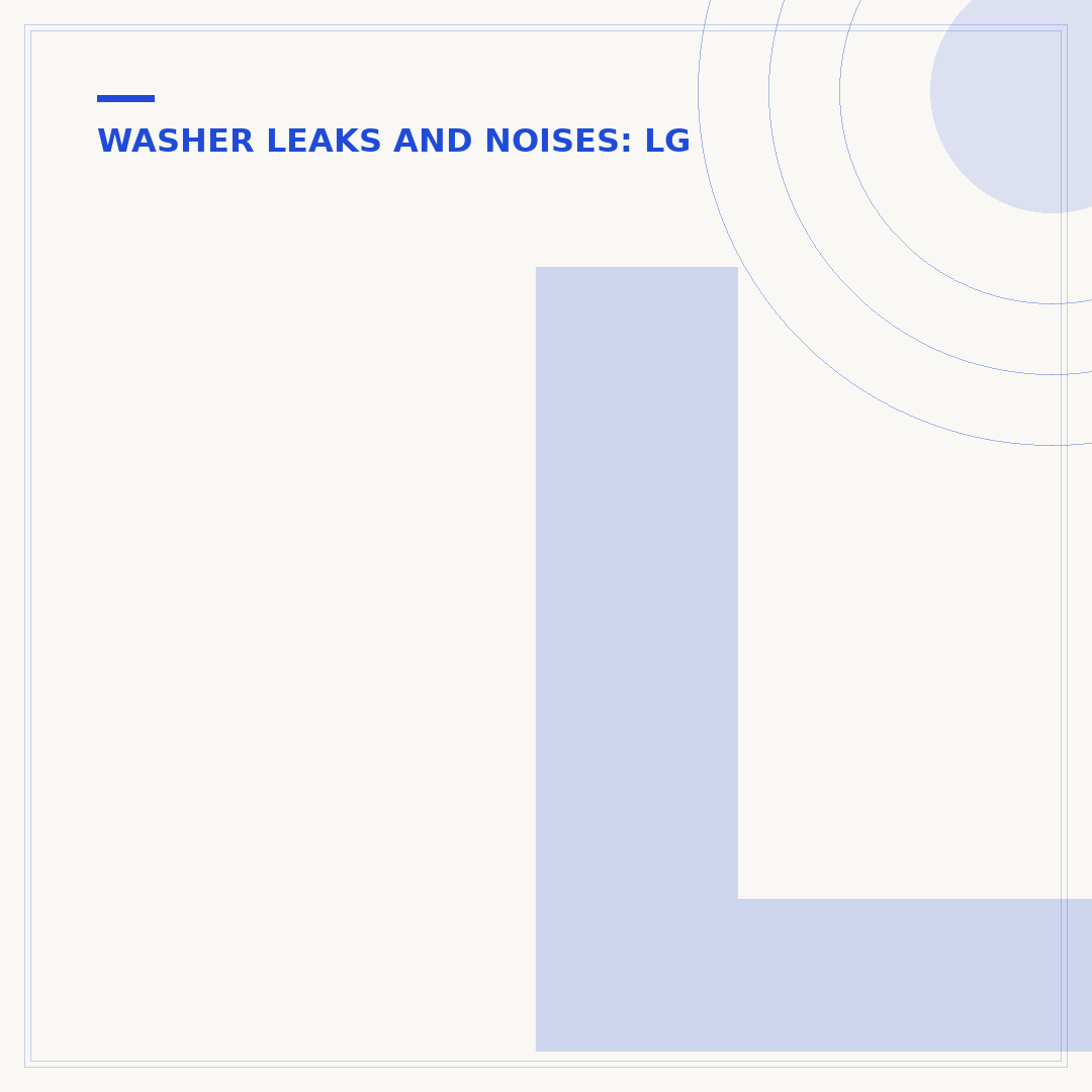 LG Washer Makes Grinding Noise