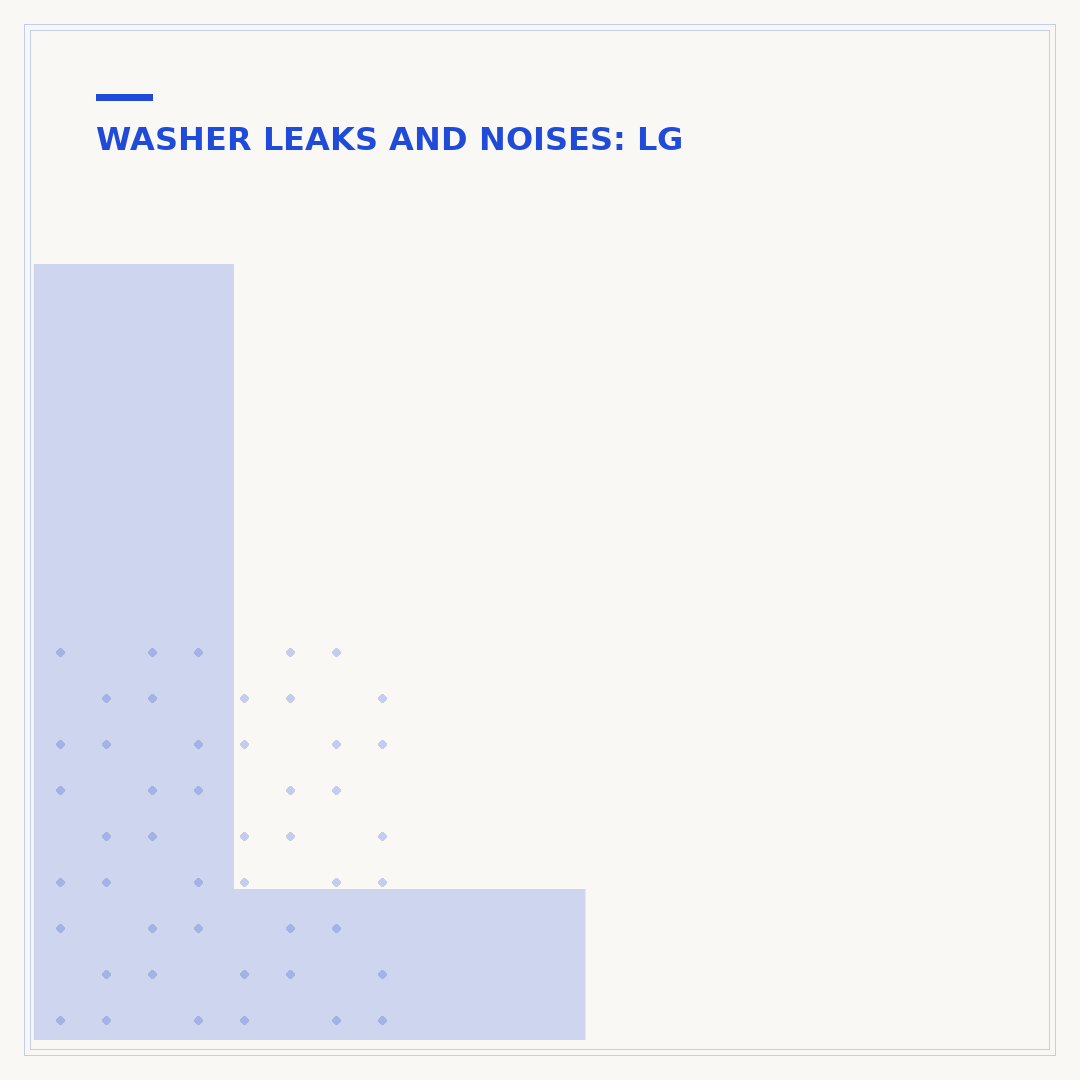 LG Washer Leaking? Causes and Fixes