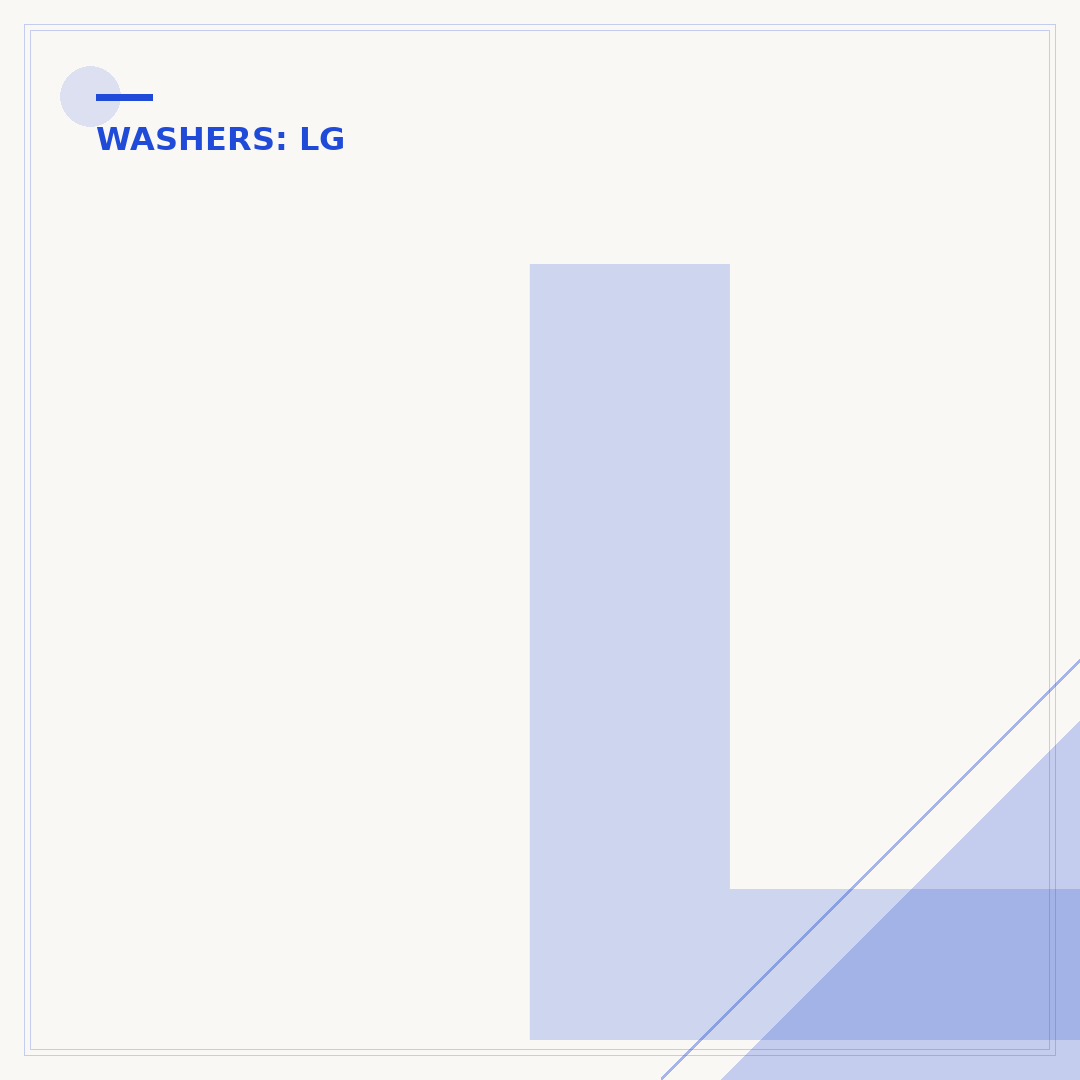 LG Washer WT1101CW: Features and Performance