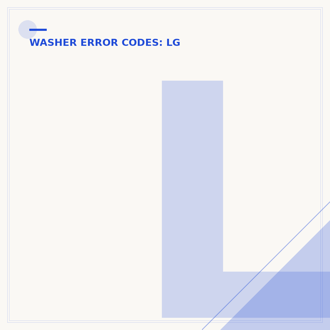 LG WaveForce Washer UE Code: Troubleshooting and Solutions