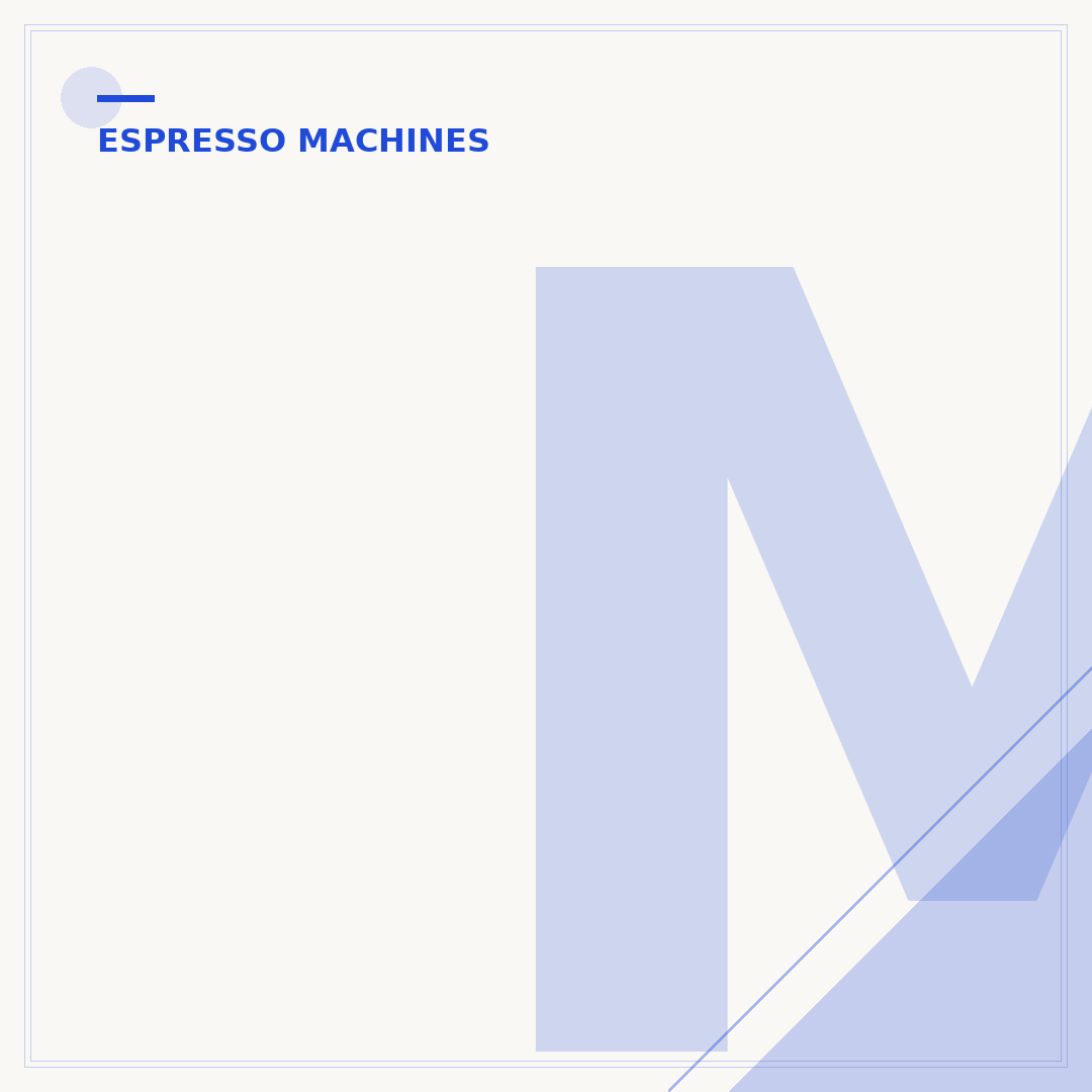 Manual Espresso Machine