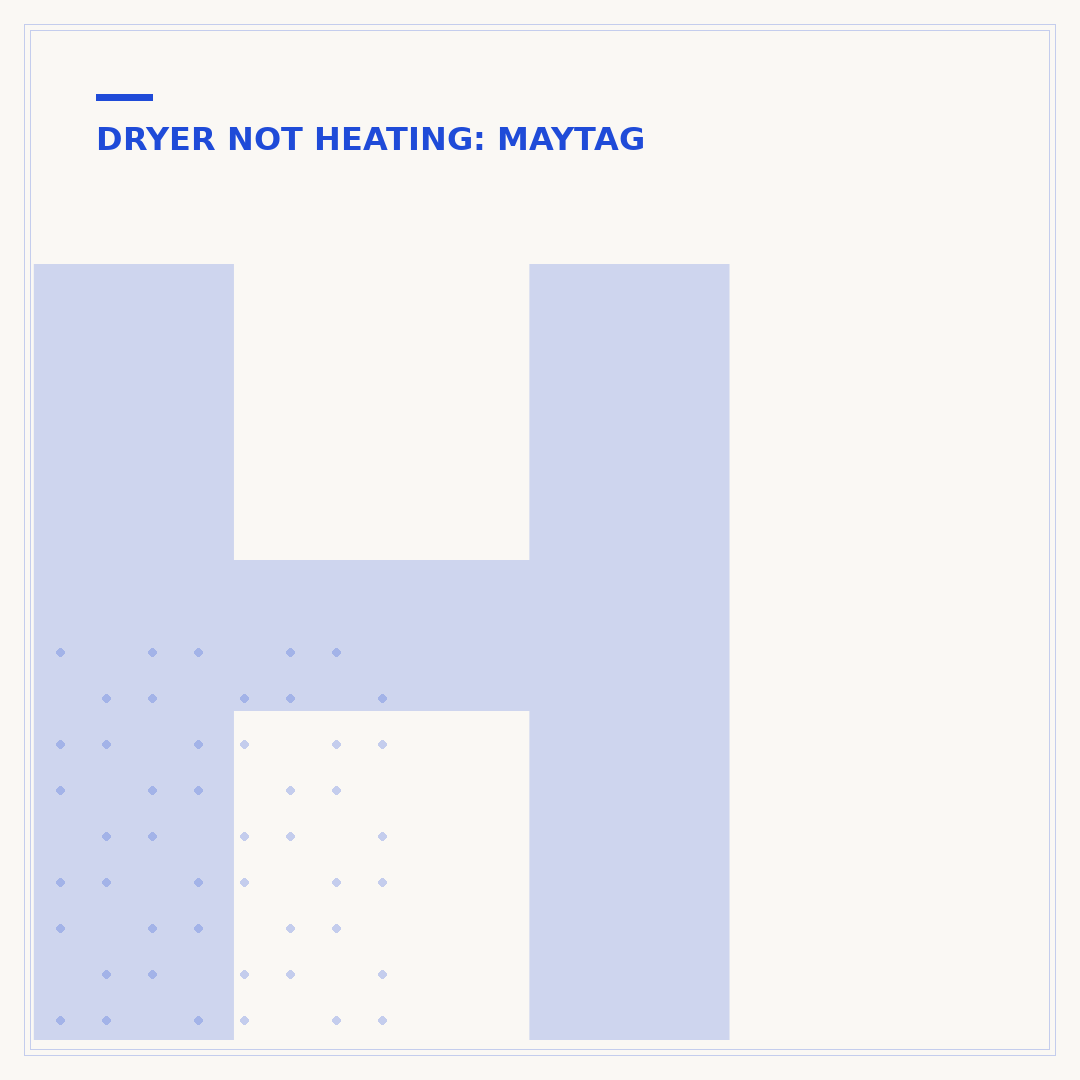 Heat Element for a Maytag Dryer