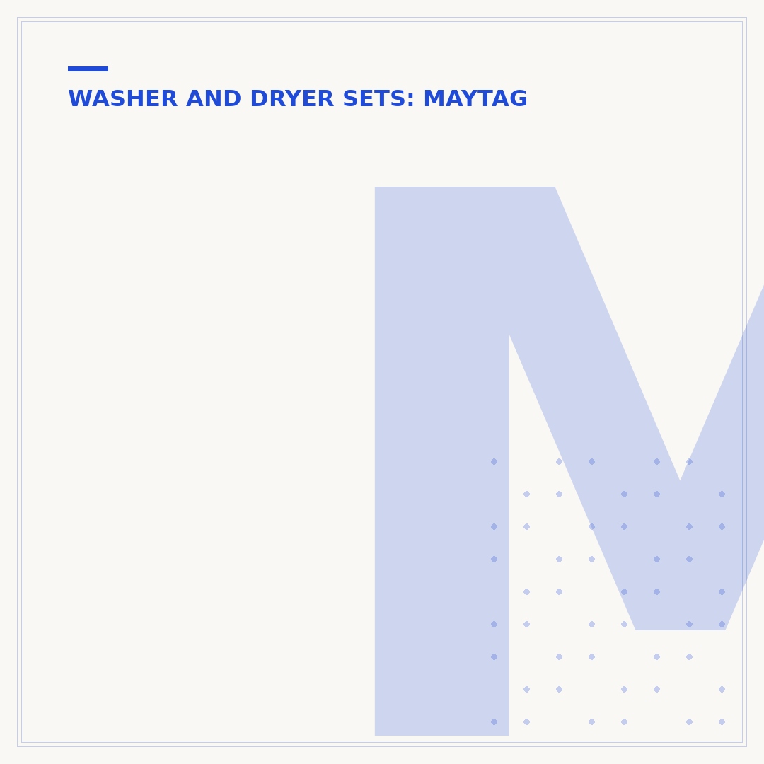 Maytag Stacked Washer Dryer Combo