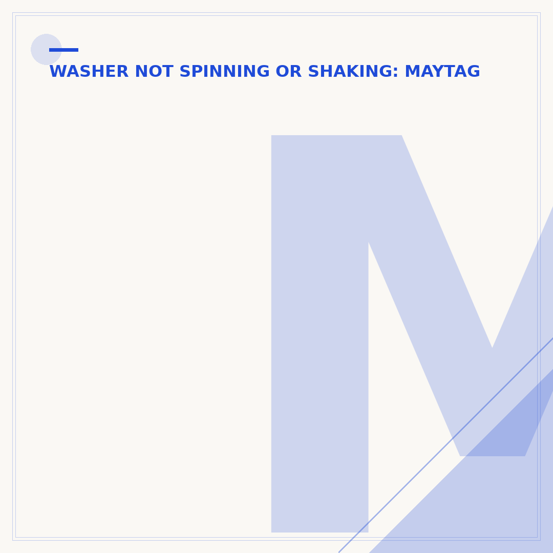 Maytag Top Load Washing Machine with Agitator