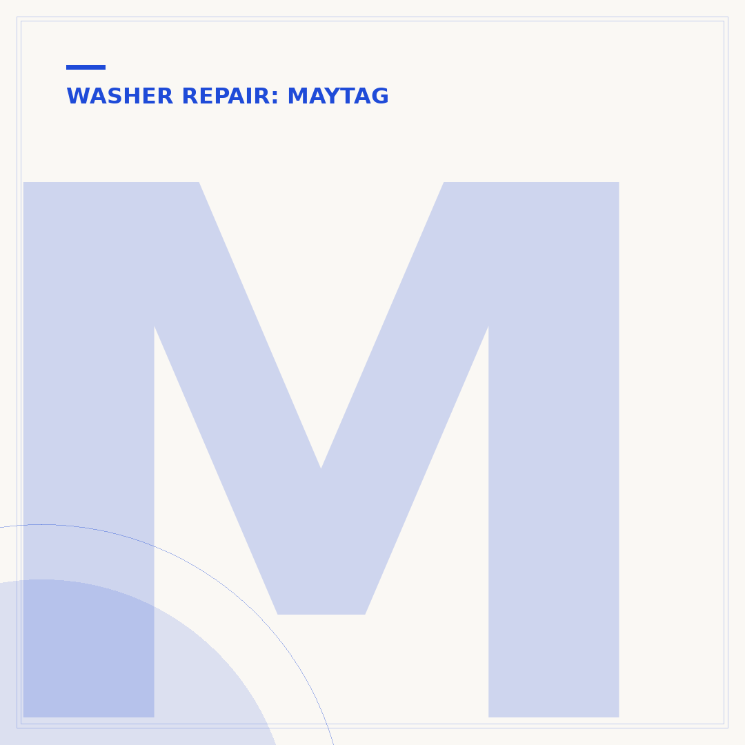 Maytag Washer Troubleshooting: Resolve Common Issues