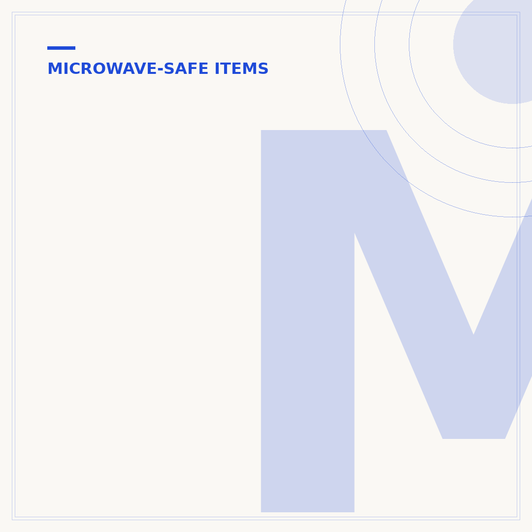 Microwave Safe Atom Symbol on Plastic Containers