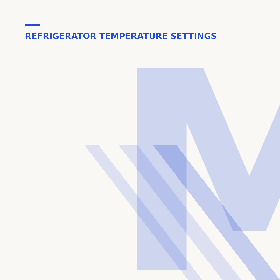 Milk Temperature in a Refrigerator