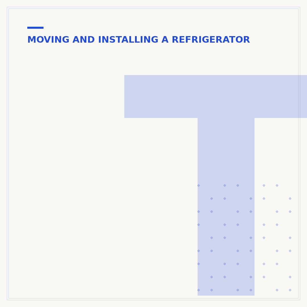 The Best Way to Move a Refrigerator