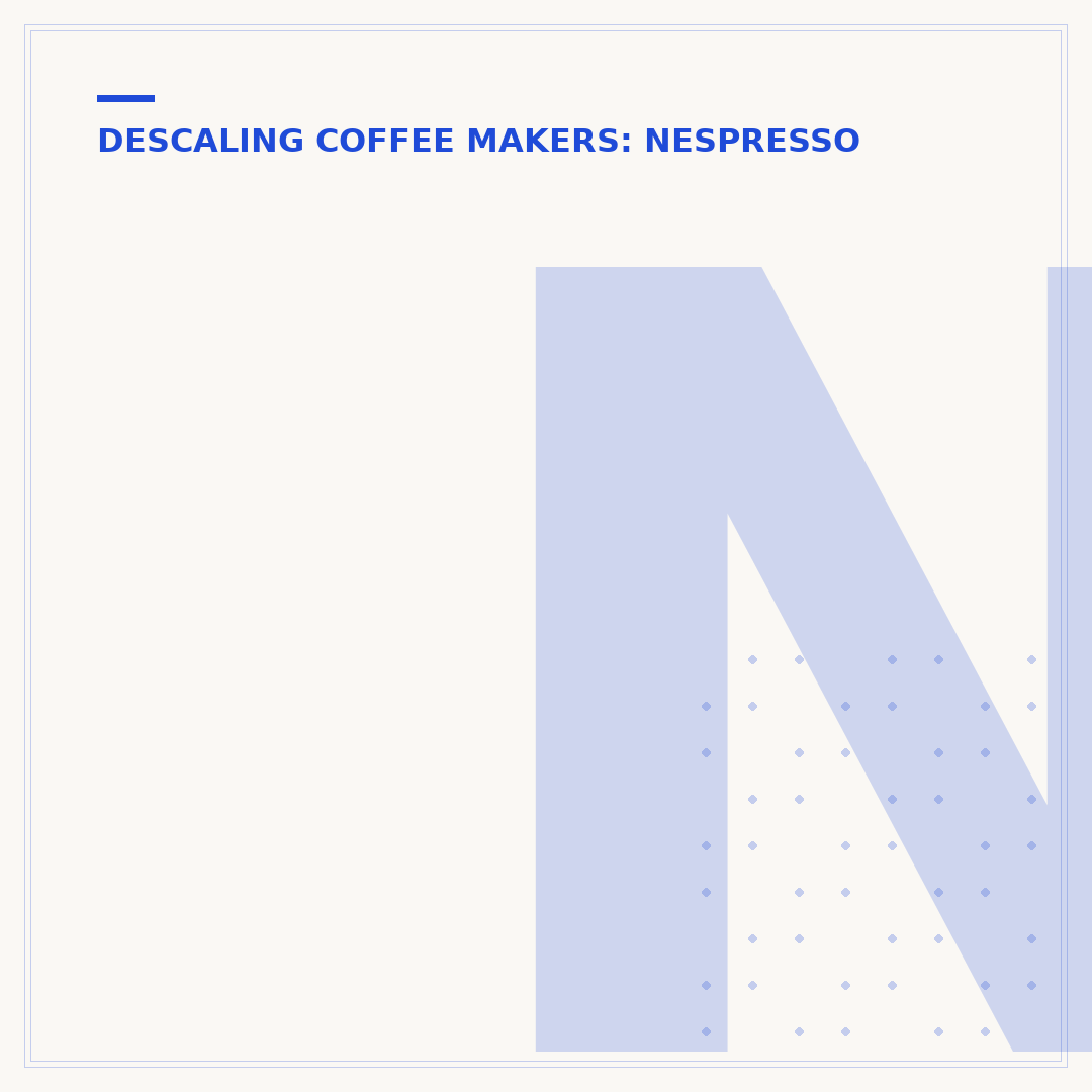 Nespresso Vertuo Descaling Kit