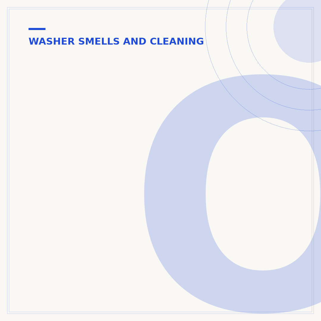 Odor Coming From Washing Machine: Causes and Solutions