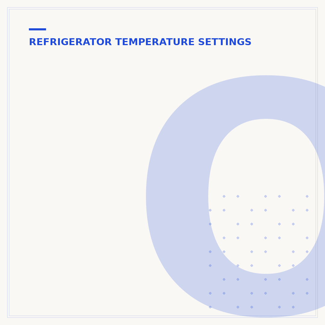 Optimal Freezer Temp