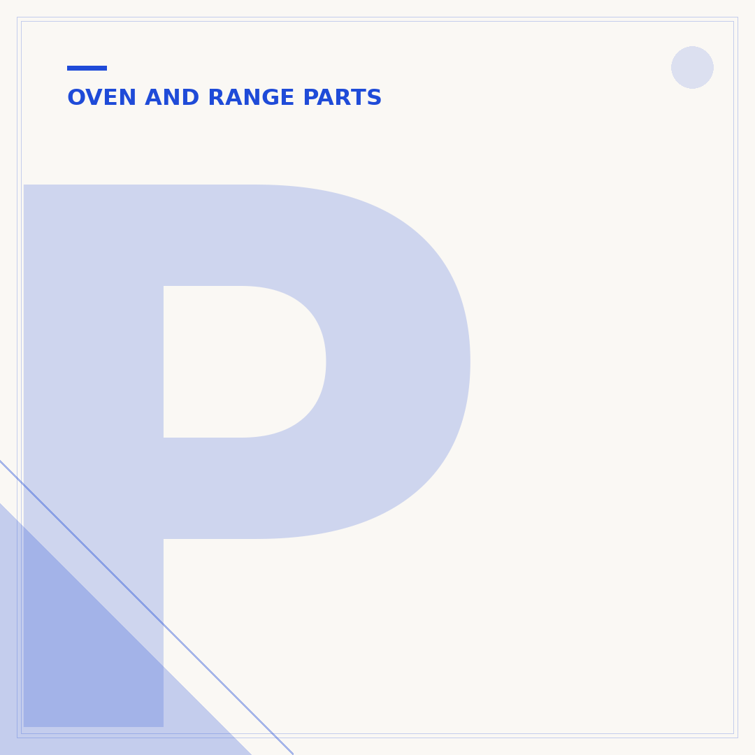 Parts of an Oven