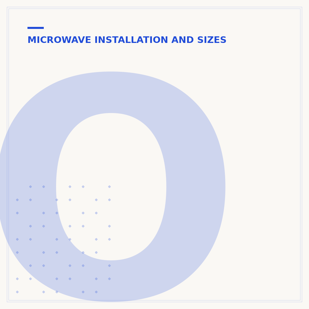 Over the Range Microwave Mounting Bracket