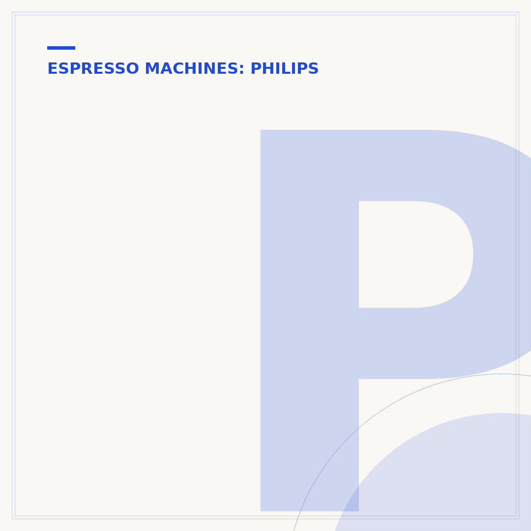 Philips 3300 Espresso Machine