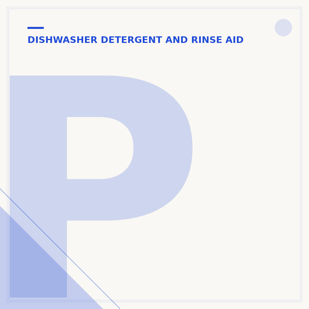 Plastic-Free Dishwasher Tablets