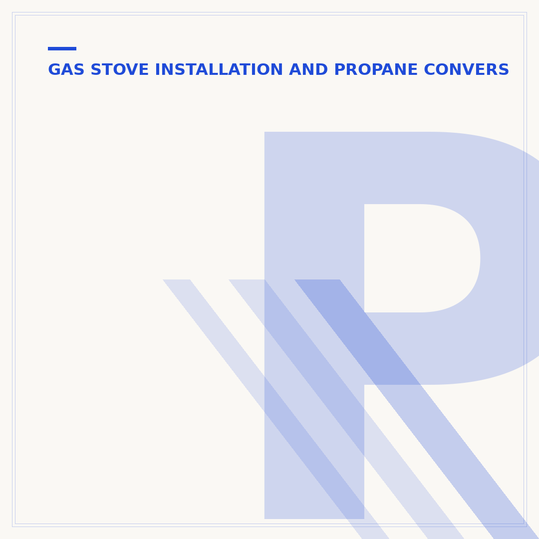 Propane Kitchen Stove Range
