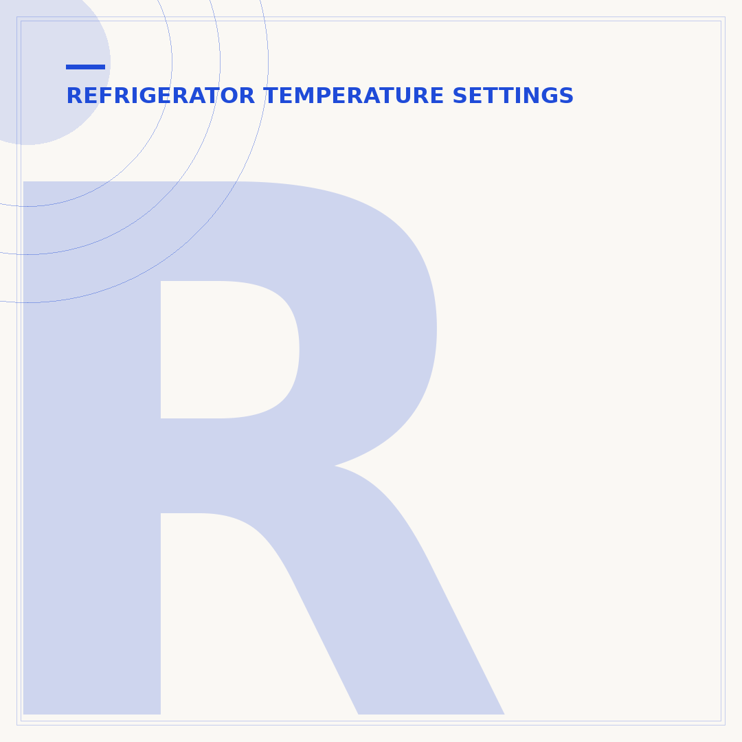 Refrigerator Dial: Setting & Understanding Temperature