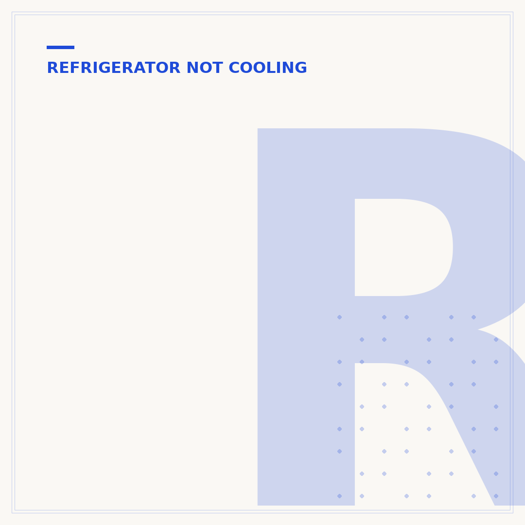 Refrigerator Light Not Working? Troubleshoot and Fix It