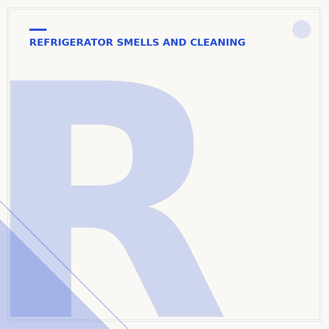 Remove Odor from a Refrigerator