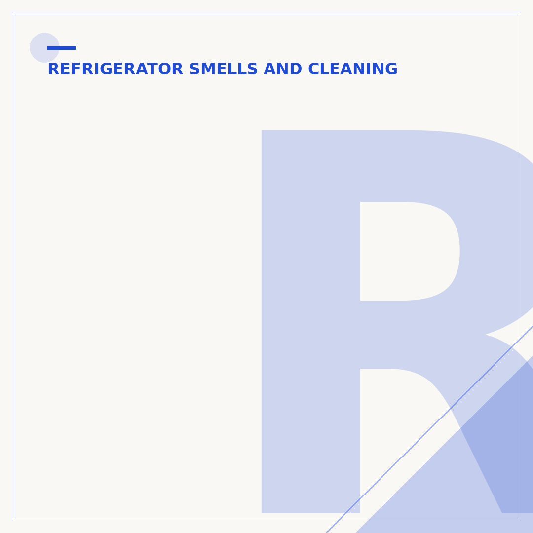 Remove Smell Refrigerator: Odor Elimination Methods