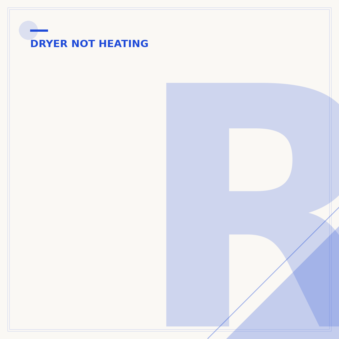 Roper Dryer Not Heating: Causes & Fixes