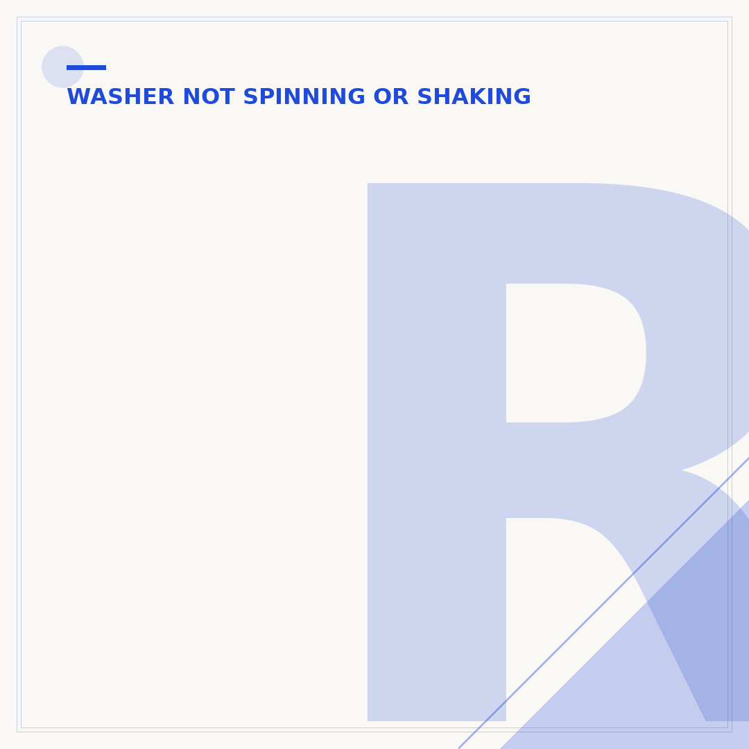 Roper Washer Not Spinning: Troubleshooting & Fixes
