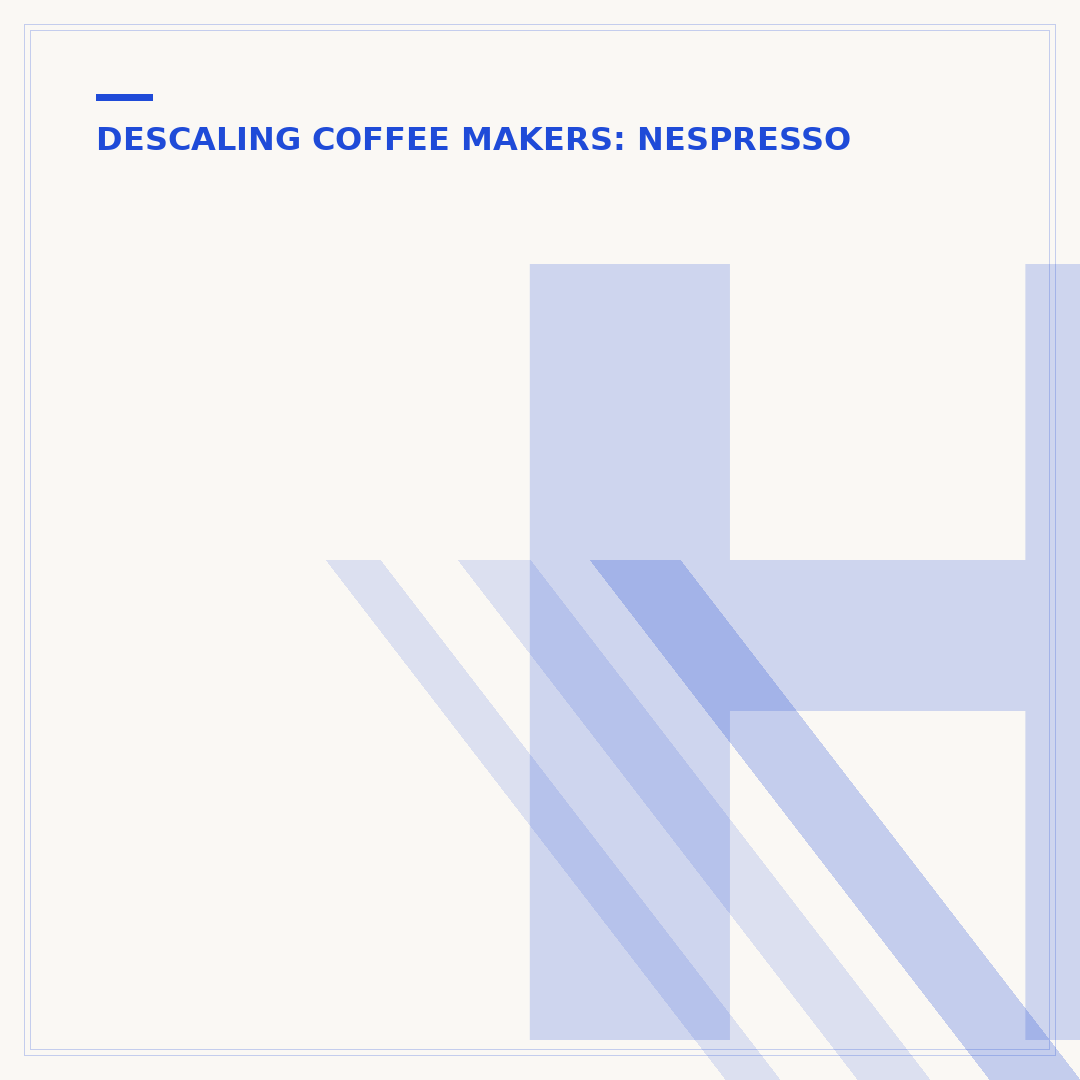 How to Run a Cleaning Cycle on Nespresso Vertuo