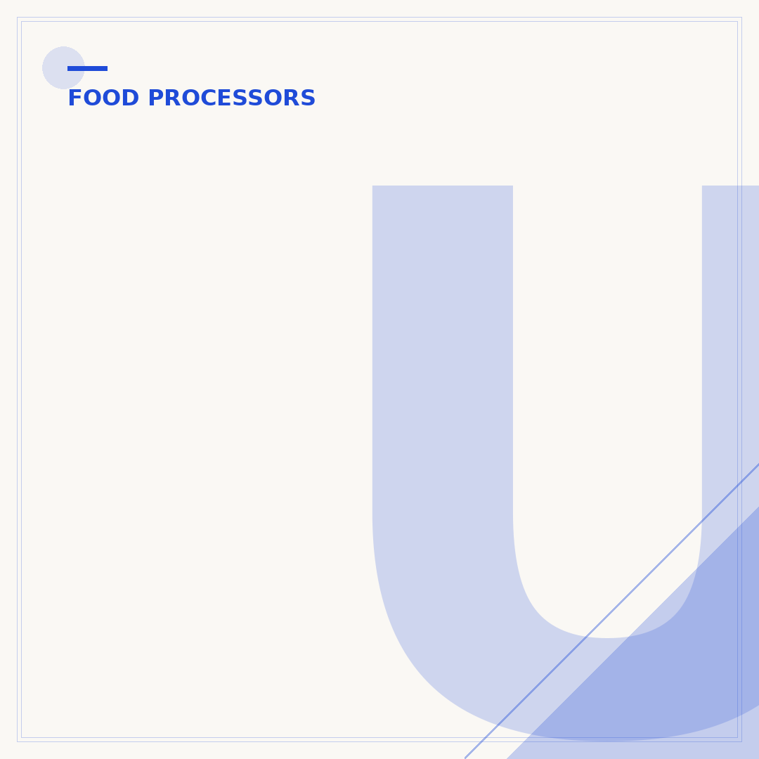 Understanding the S Blade Food Processor Function