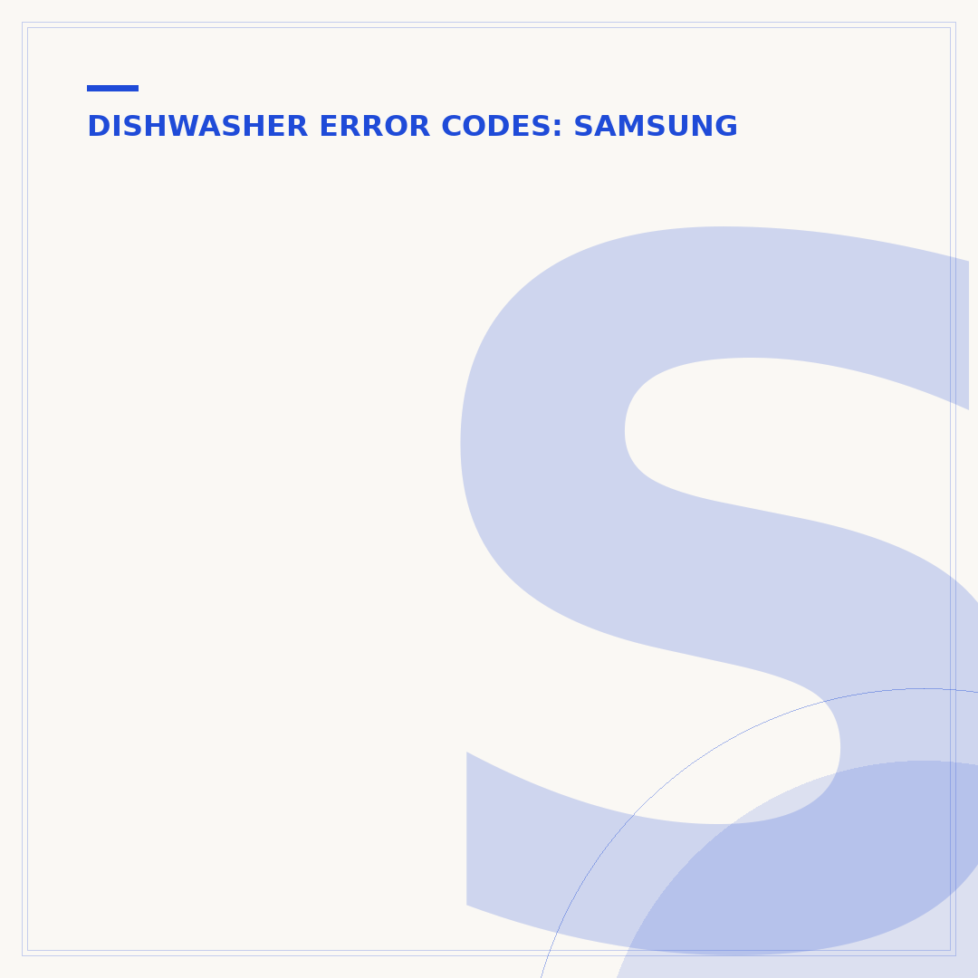 Samsung Dishwasher Code 0C: Water Inlet Issues Explained